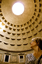 Joan Branham at the Pantheon