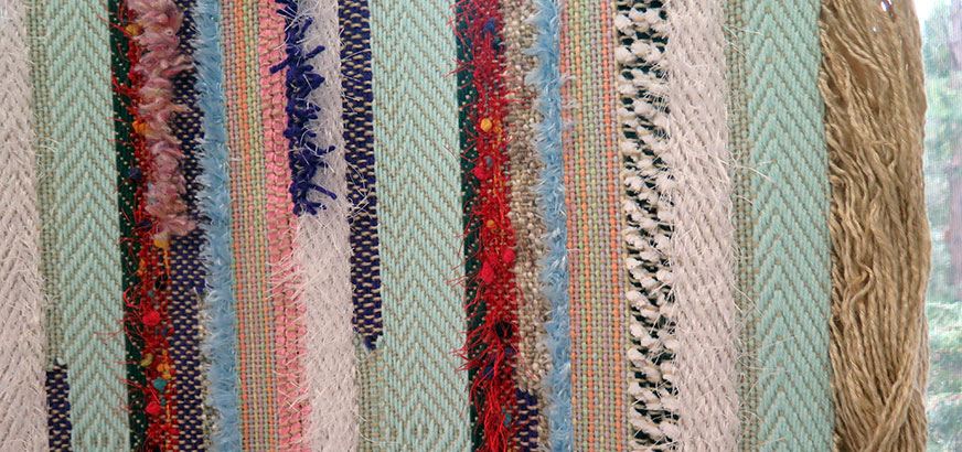 Studio Art 11 Jessica Rogers, woven Textile