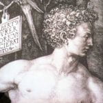 Dr. Paul Crenshaw discussing the use of light (tenebrism) in a painting by Caravaggio.