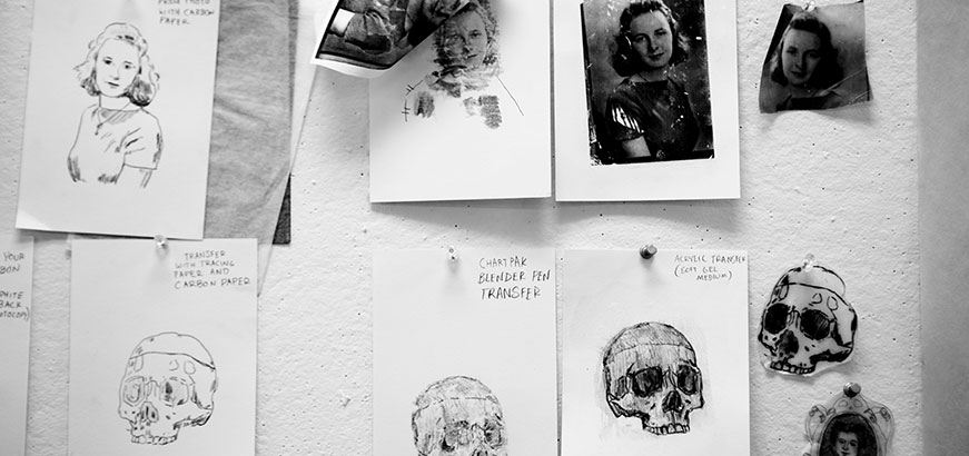 Studio Art 12 Photographs and drawings
